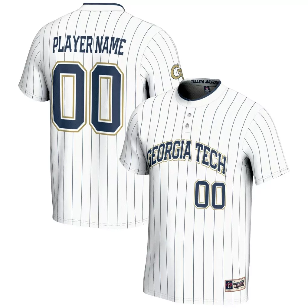 georgia tech yellow jackets gameday greats nil pick a player lightweight basketball fashion jersey navy