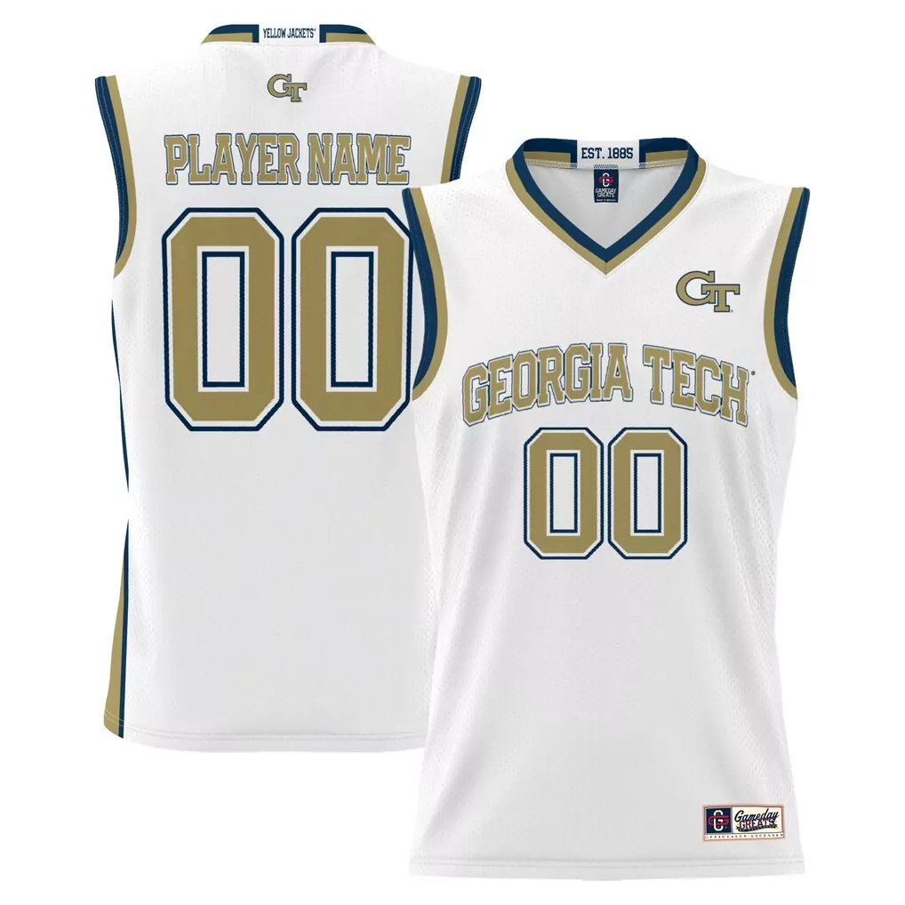georgia tech yellow jackets gameday greats unisex lightweight nil pick a player women s basketball jersey navy