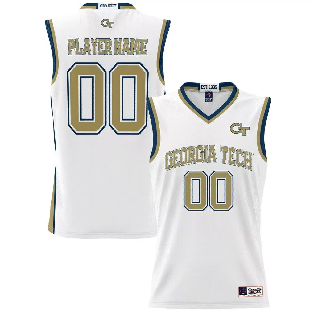 georgia tech yellow jackets gameday greats unisex nil pick a player lightweight women s basketball fashion jersey navy