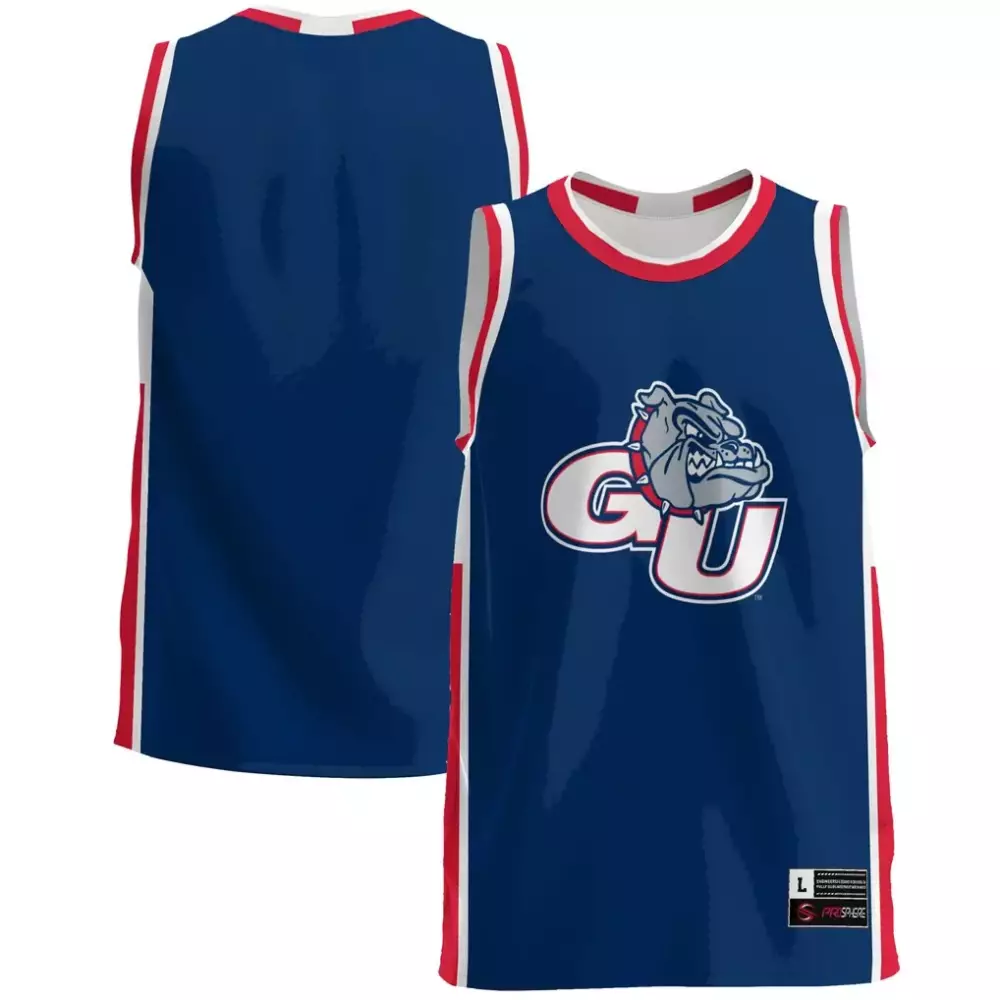 gonzaga bulldogs colosseum free spirited mesh button up baseball jersey white