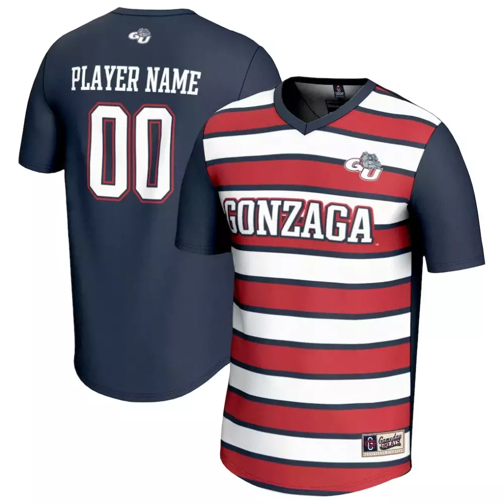 gonzaga bulldogs gameday greats youth 1 lightweight volleyball fashion jersey navy