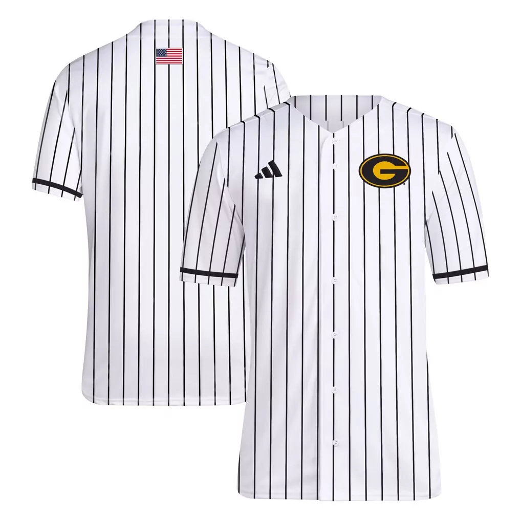 grambling tigers adidas replica baseball jersey white