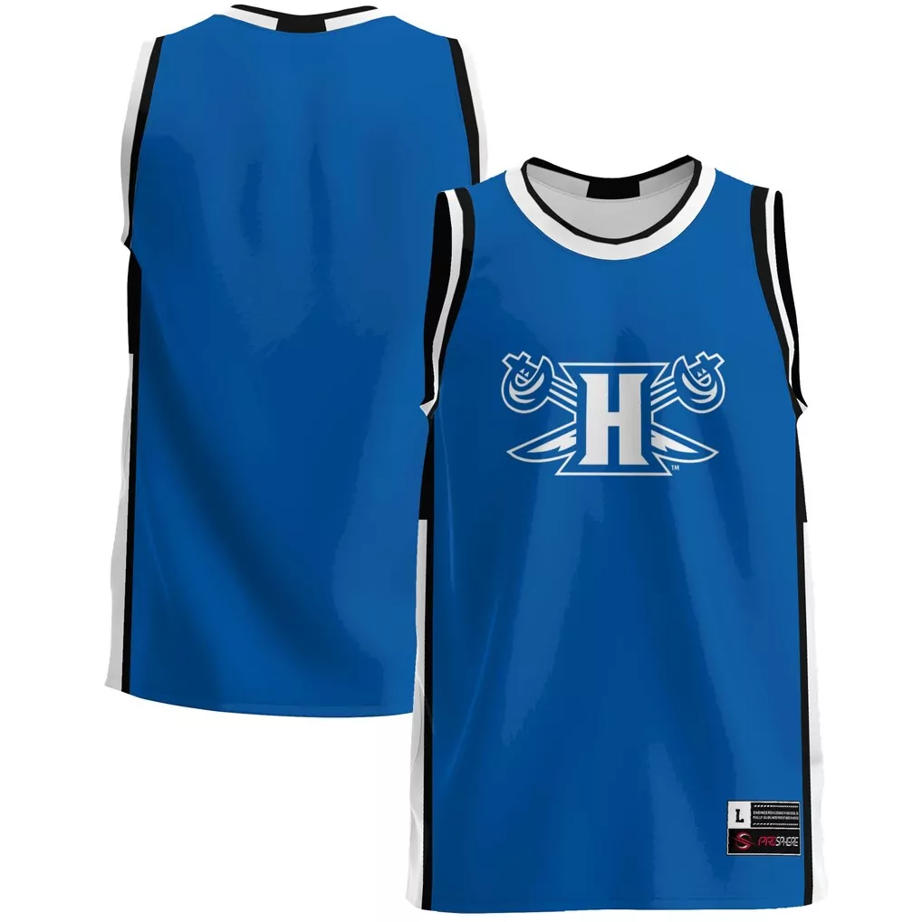 hampton pirates colosseum ruth button up baseball jersey cream