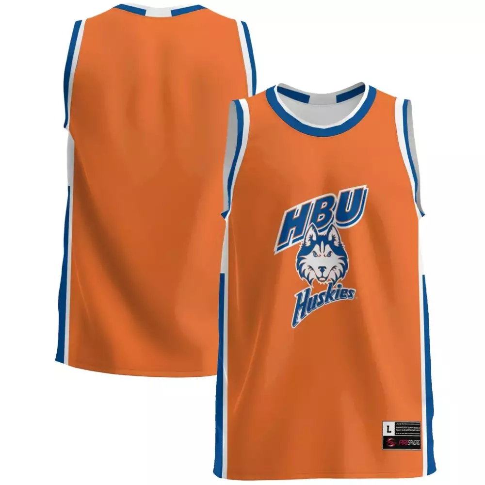 houston christian huskies gameday greats lightweight basketball jersey blue