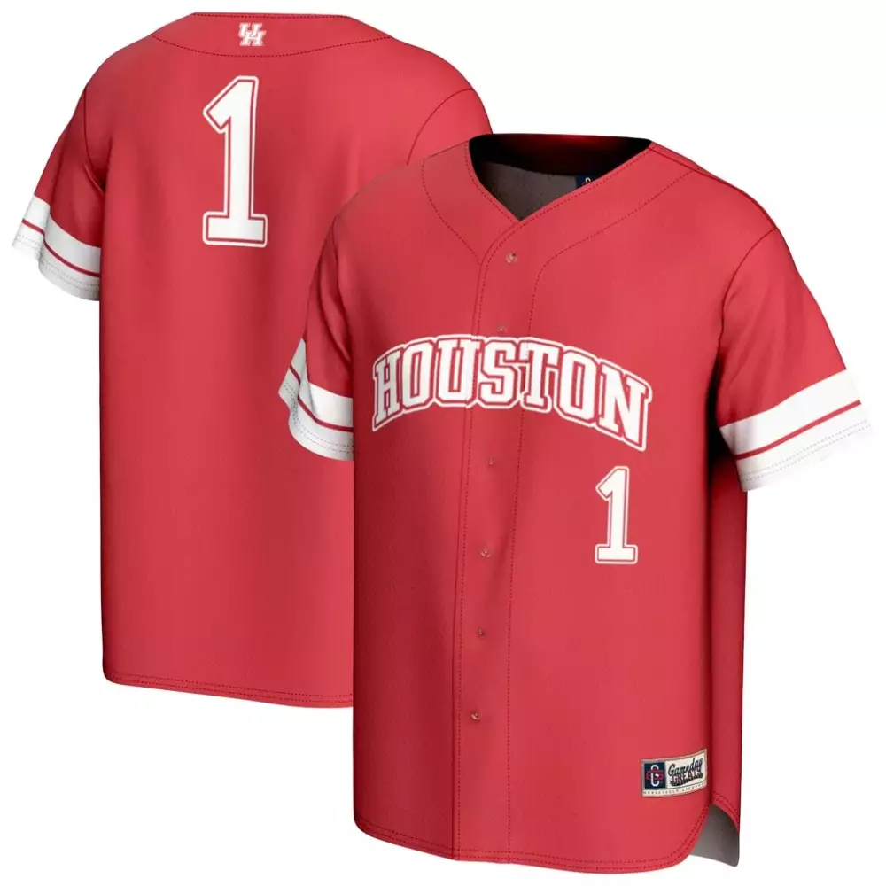 houston cougars gameday greats youth collegiate baseball fashion jersey red