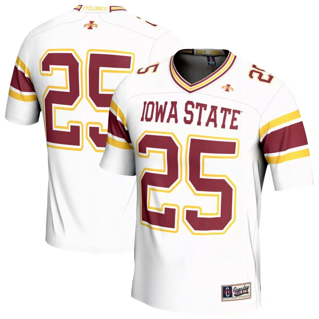 iowa state cyclones gameday greats unisex lightweight collegiate football fashion jersey cardinal