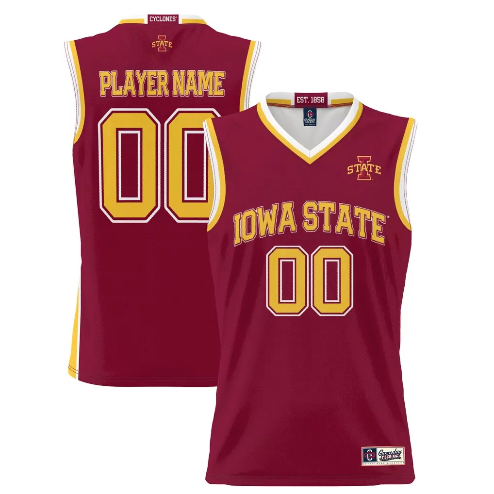 iowa state cyclones gameday greats unisex lightweight collegiate football fashion jersey cardinal