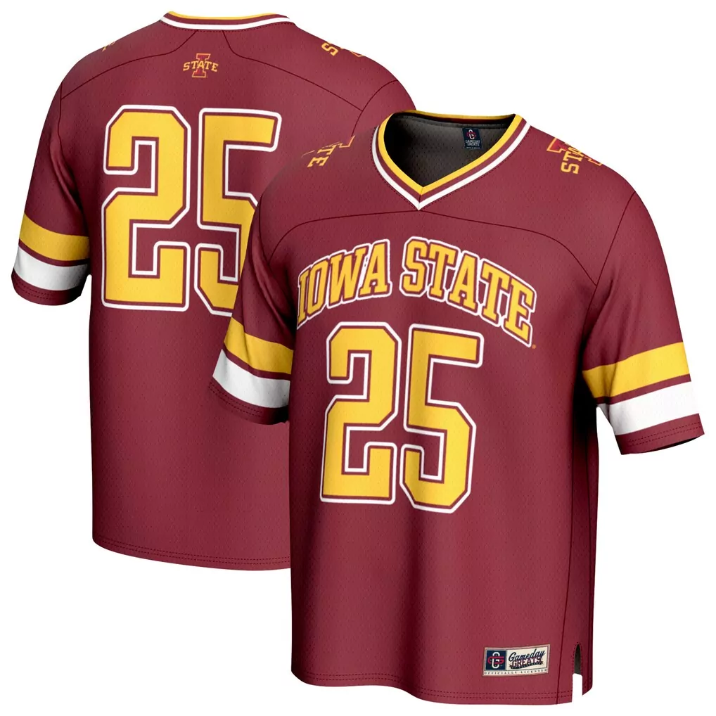 iowa state cyclones gameday greats unisex women s volleyball lightweight fashion jersey cardinal