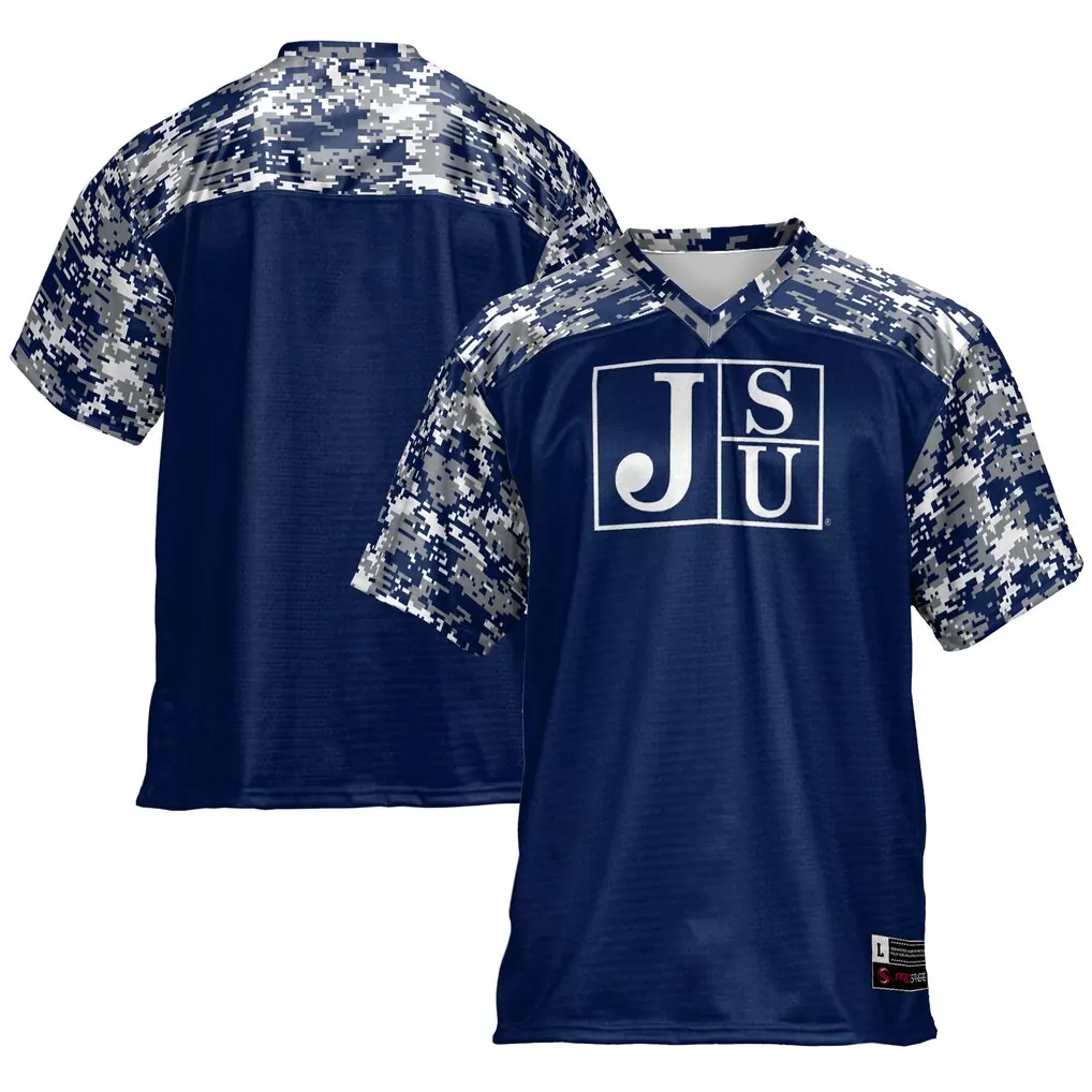jackson state tigers gameday greats football jersey navy