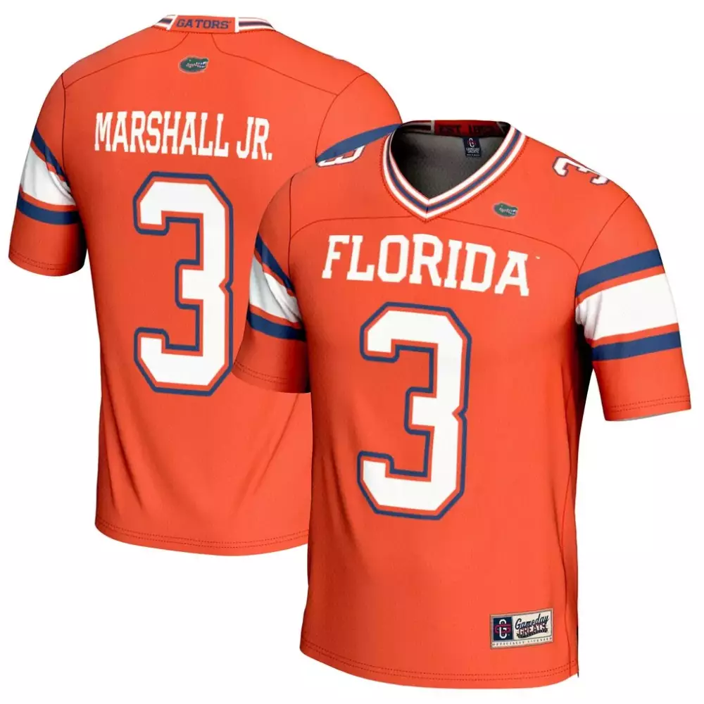 jason marshall jr florida gators gameday greats nil player football jersey orange