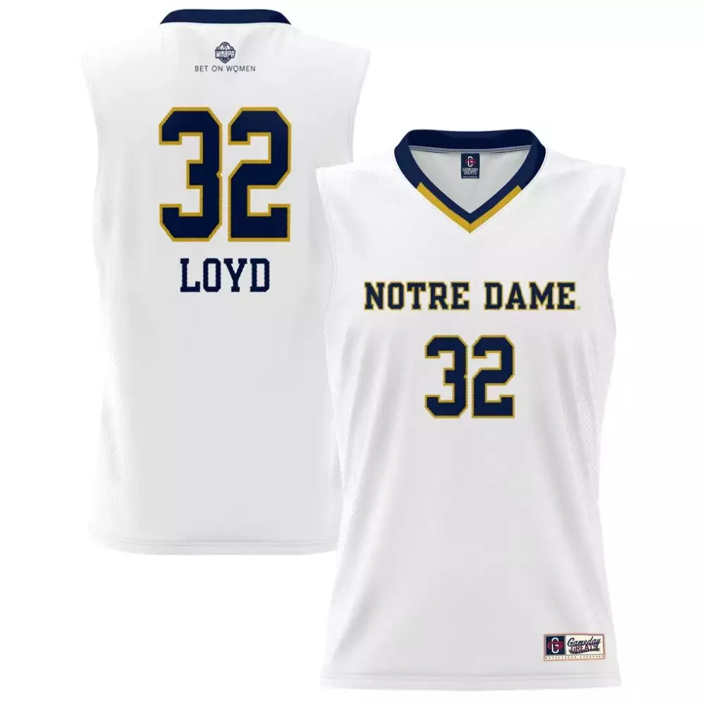 jack kiser 1 notre dame fighting irish 2024 white all stitched vapor limited jersey
