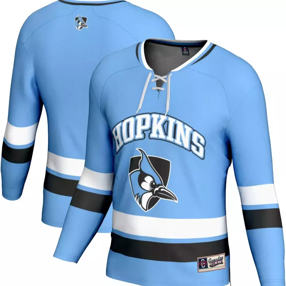 Johns Hopkins Blue Jays Gameday Greats Youth Spirit Hockey Jersey | Light Blue | For Men, Women & Youth