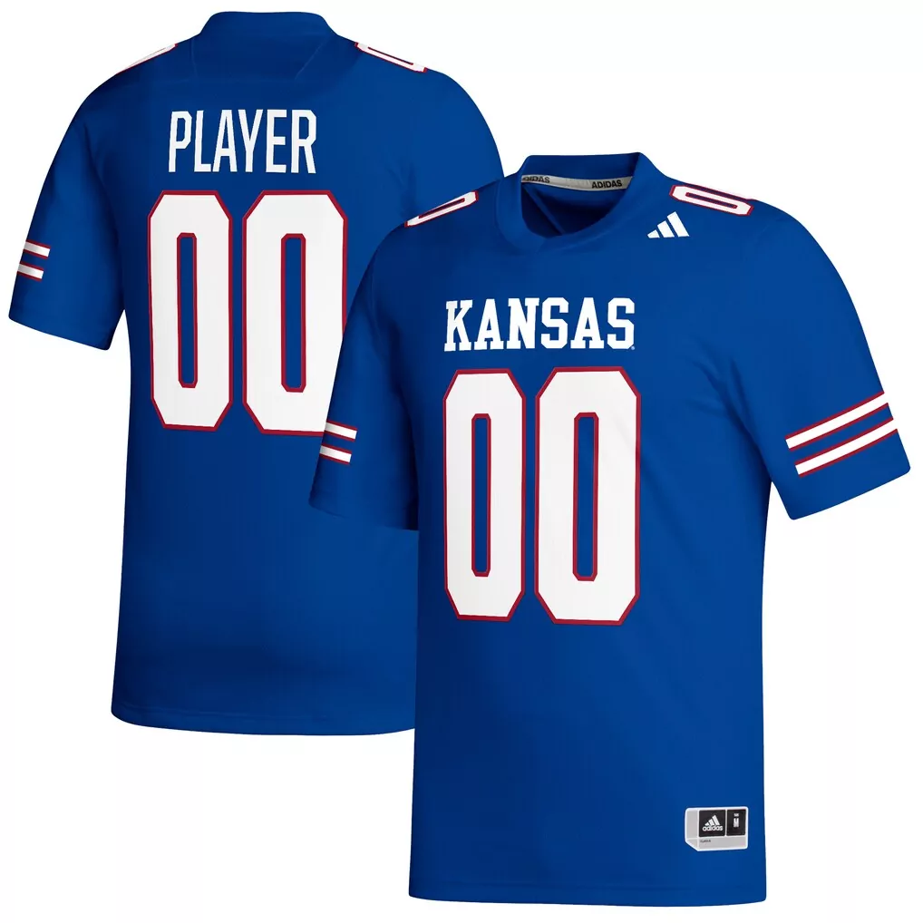 jalon daniels kansas jayhawks adidas nil replica football player jersey royal