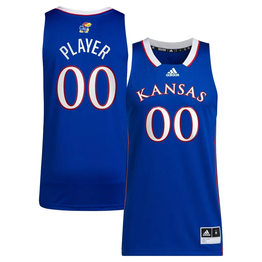 kansas jayhawks adidas swingman jersey gray