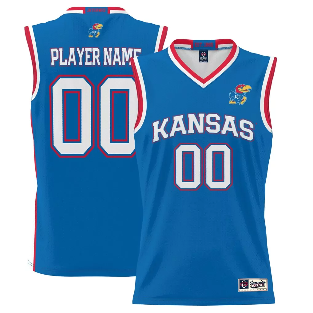 kansas jayhawks custom jersey 00 white 2023 youth all stitched vapor jersey
