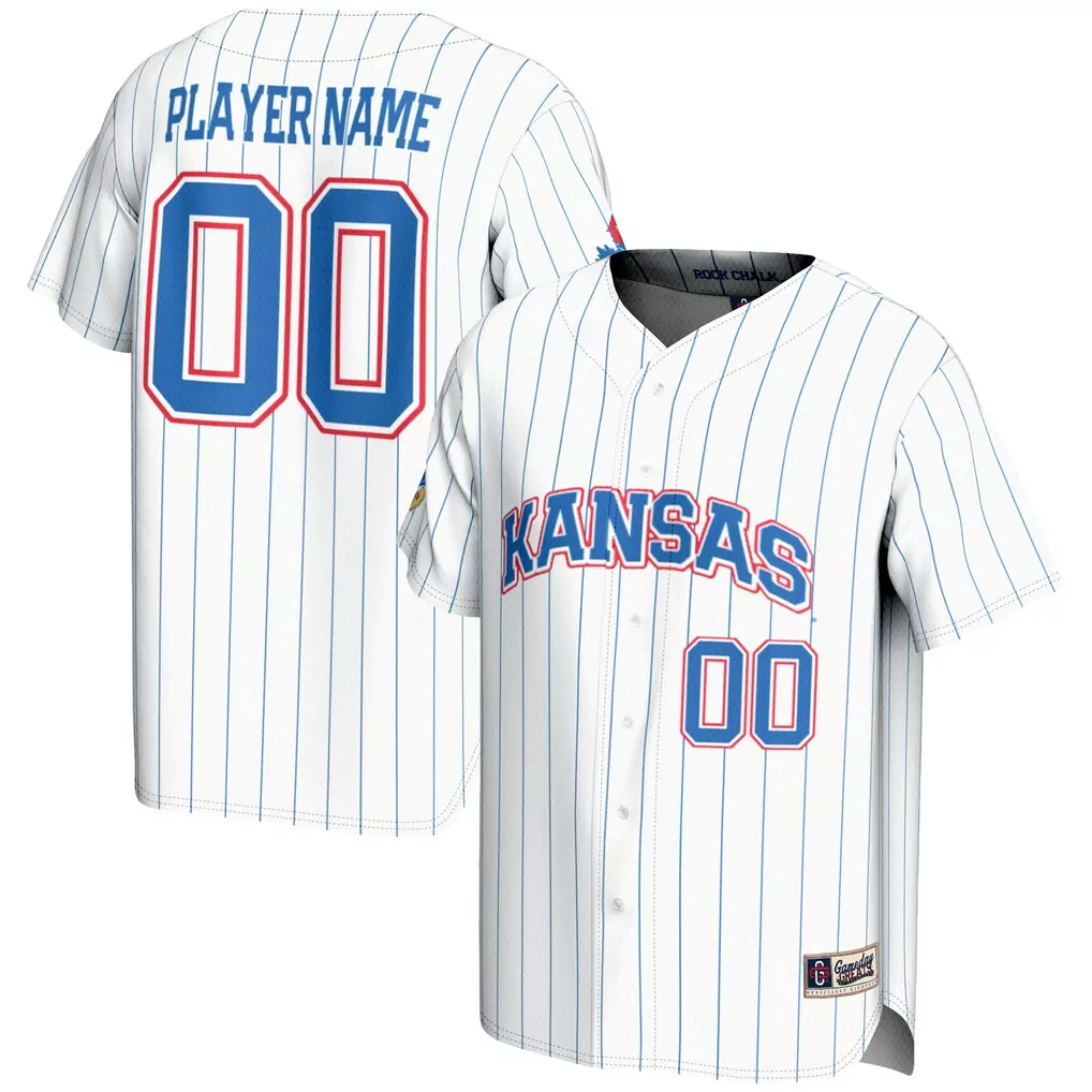 kansas jayhawks gameday greats nil pick a player football jersey royal
