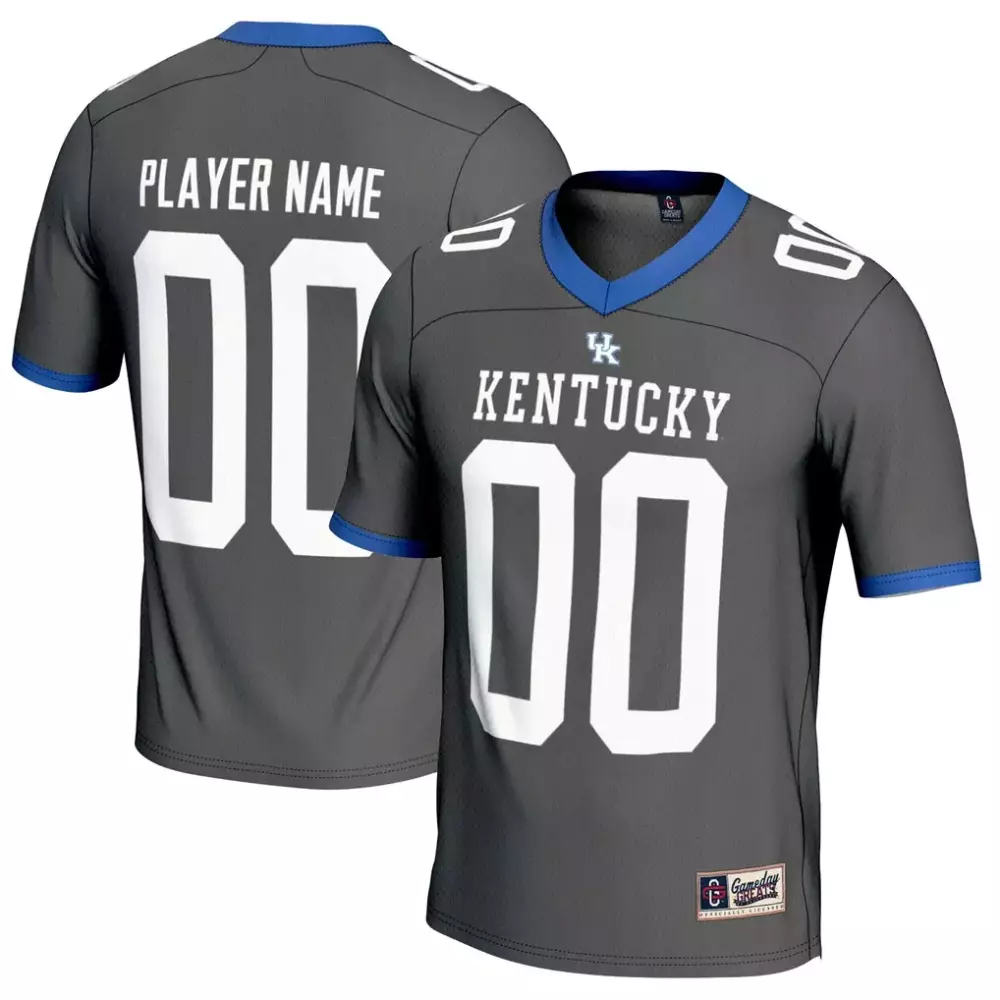 kentucky wildcats gameday greats youth nil pick a player football fashion jersey royal