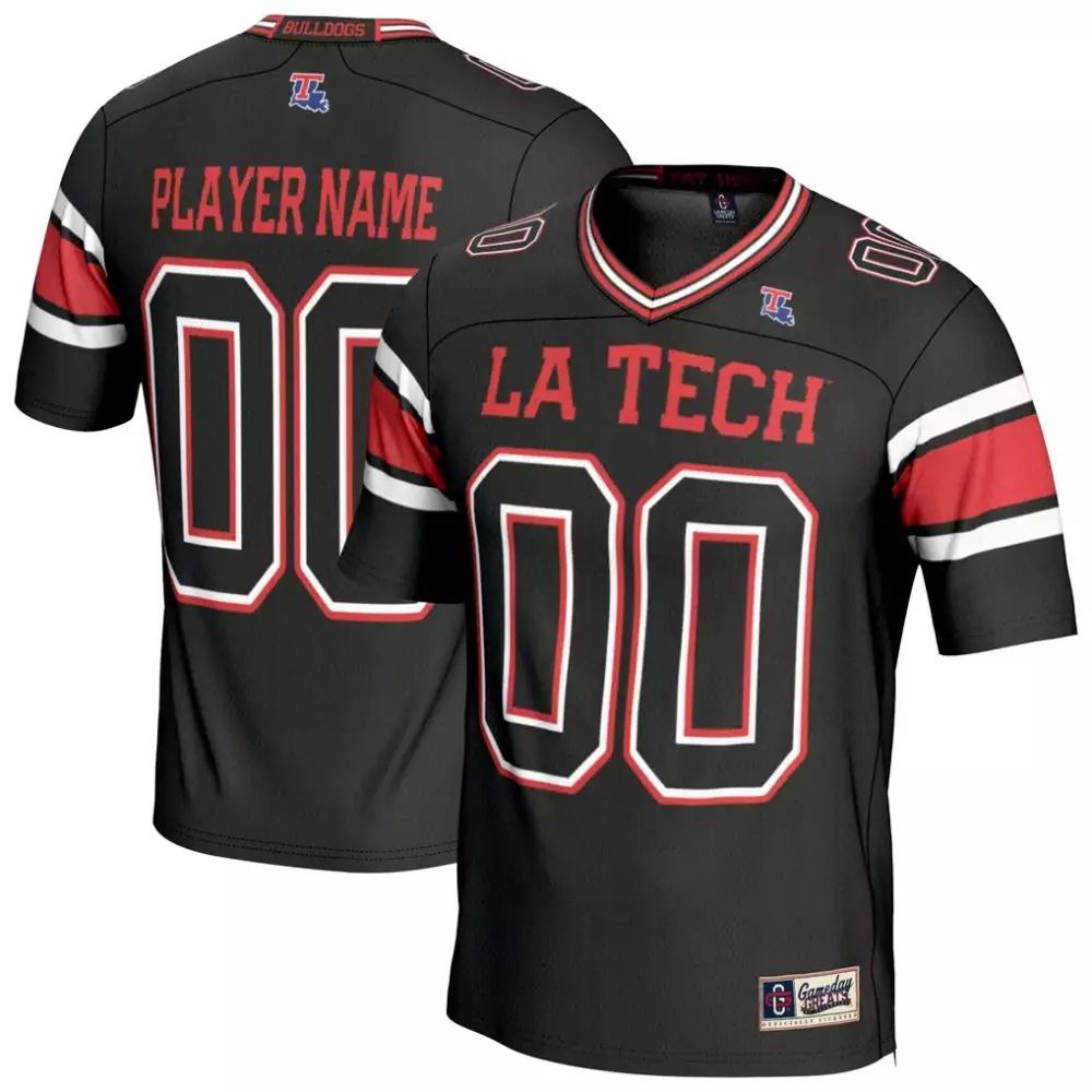 Louisiana Tech Bulldogs Gameday Greats Youth NIL Football Fashion Jersey | Black | Fan Gear for Kids