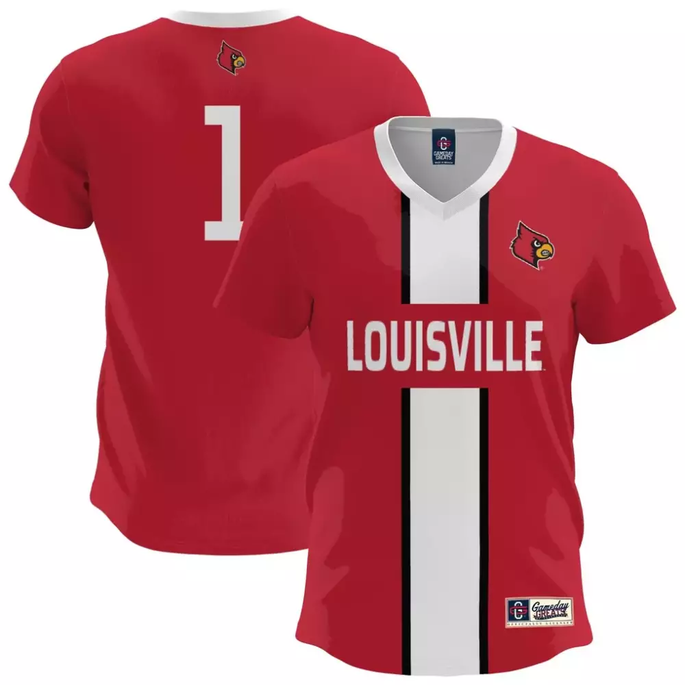 louisville cardinals colosseum free spirited baseball jersey gray
