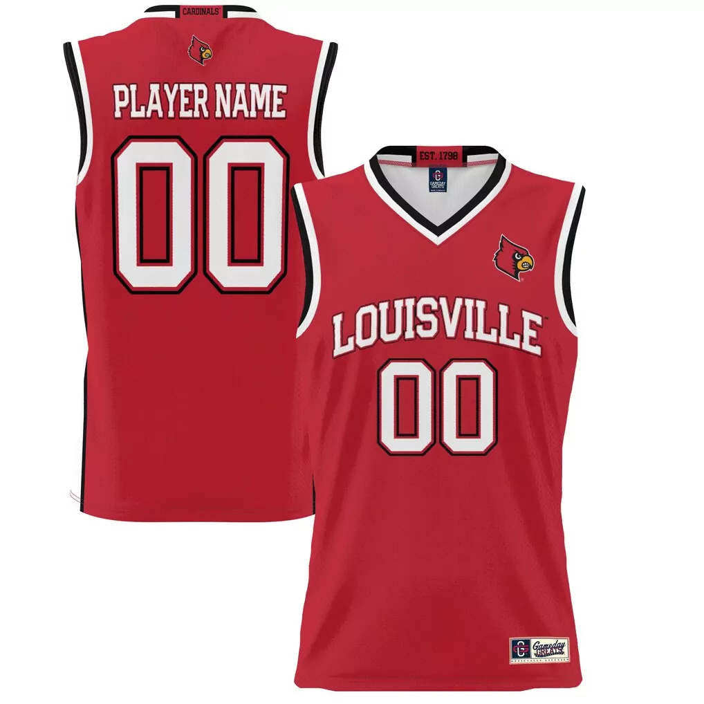 louisville cardinals gameday greats youth nil pick a player lightweight women s basketball fashion jersey red