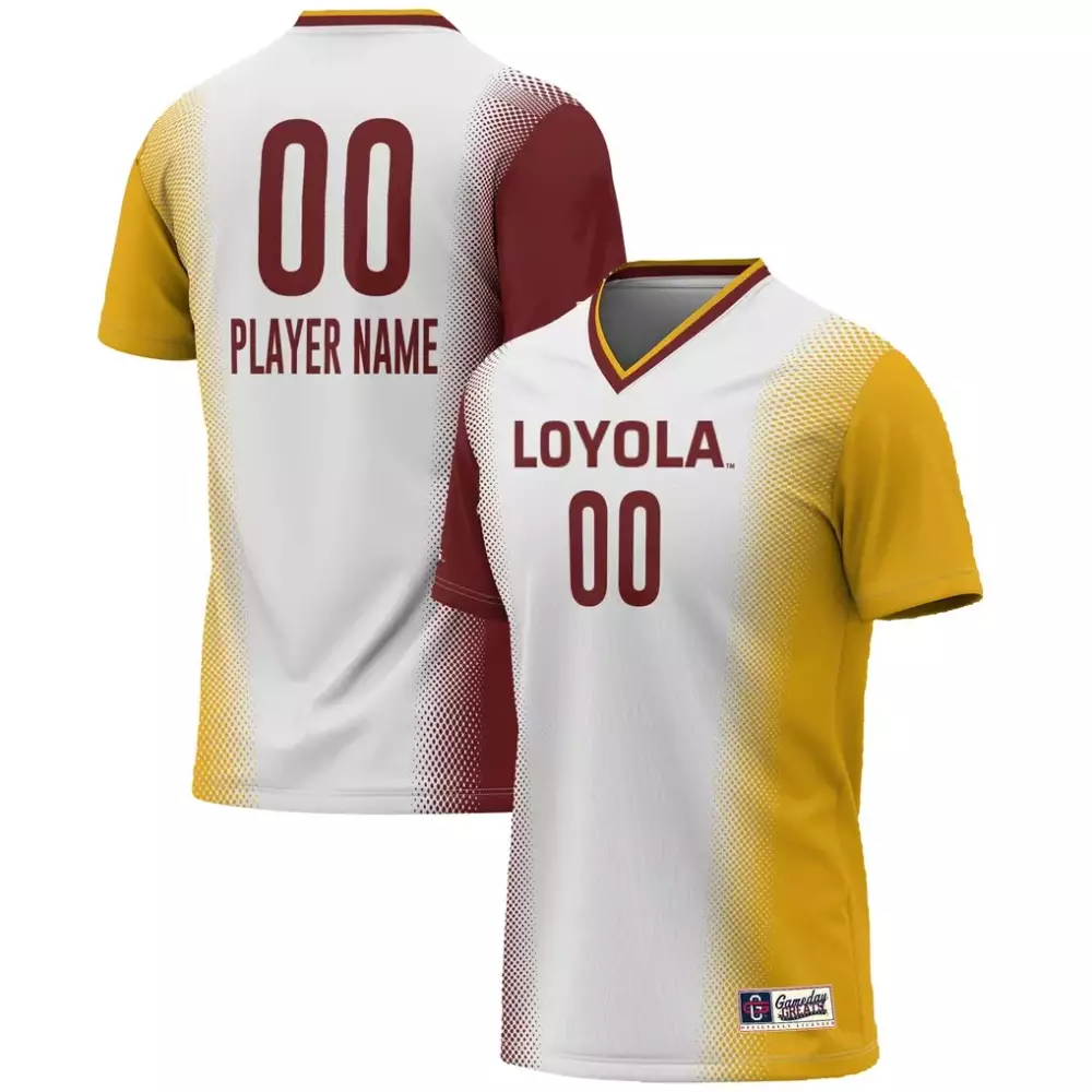 Loyola Chicago Ramblers Gameday Greats Unisex NIL Pick a Player Lightweight Women's Basketball Jersey | White Fashion | For Men, Women & Youth
