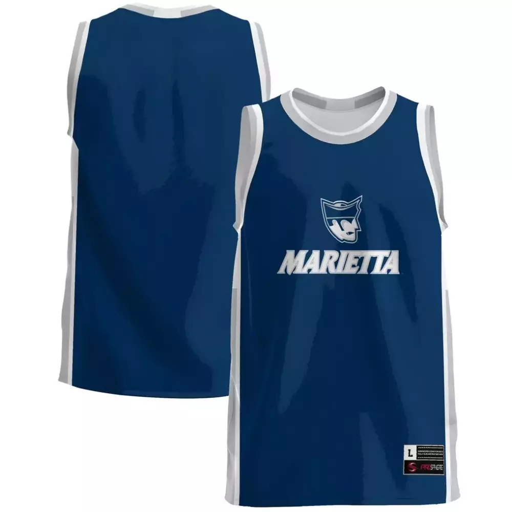 marietta college pioneers gameday greats lightweight baseball jersey navy