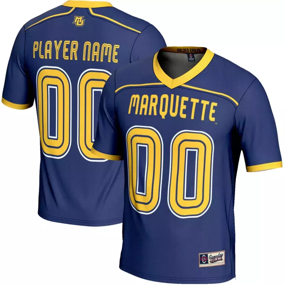 Marquette Golden Eagles Gameday Greats NIL Pick a Player Lightweight Lacrosse Jersey | Navy | Stylish Fan Gear | For Men, Women & Youth