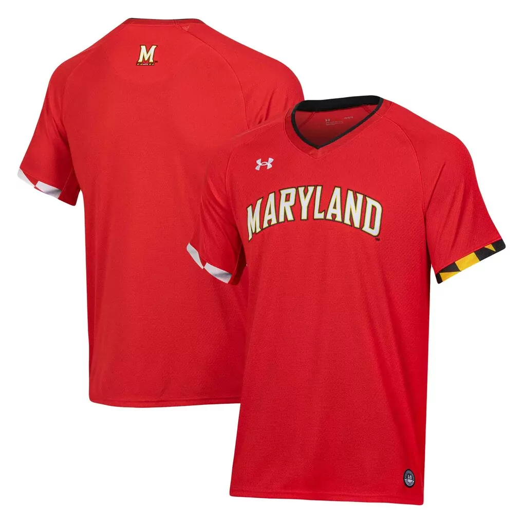 maryland terrapins under armour replica basketball jersey black