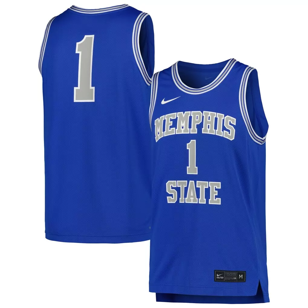 memphis tigers gameday greats youth lightweight collegiate baseball nil fashion jersey royal