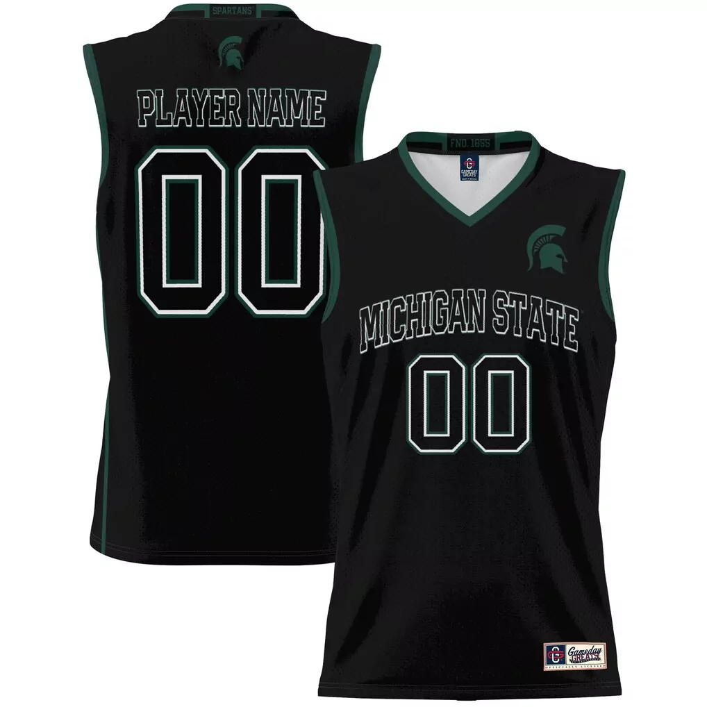 michigan state spartans gameday greats unisex adult nil lightweight volleyball jersey white