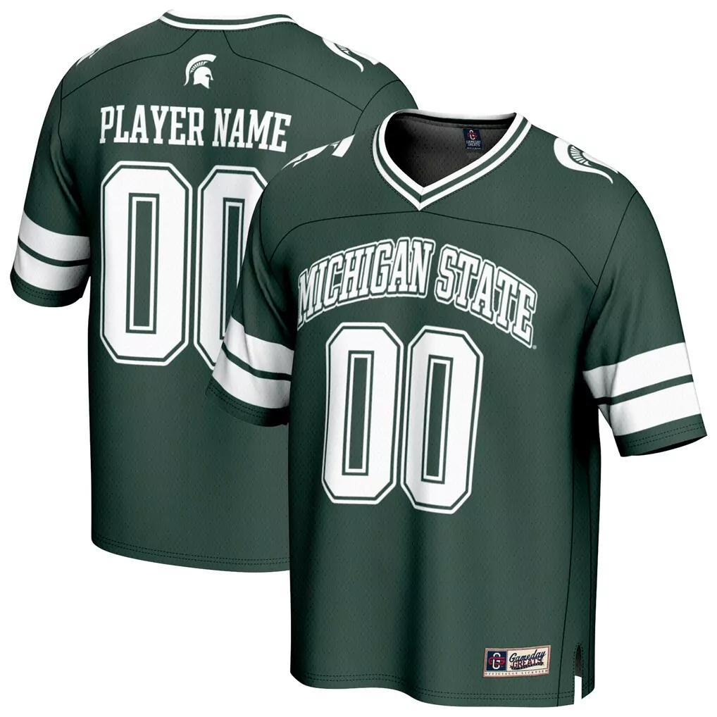 michigan state spartans gameday greats unisex lightweight nil pick a player women s basketball jersey white
