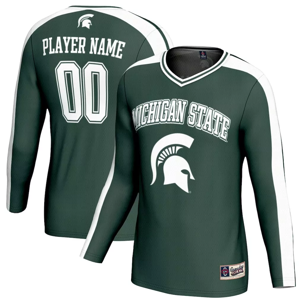 michigan state spartans gameday greats unisex lightweight nil pick a player women s basketball jersey white