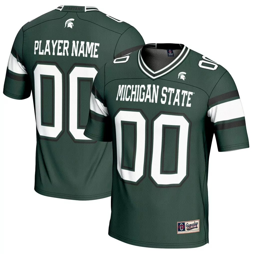 michigan state spartans gameday greats youth nil pick a player football jersey black