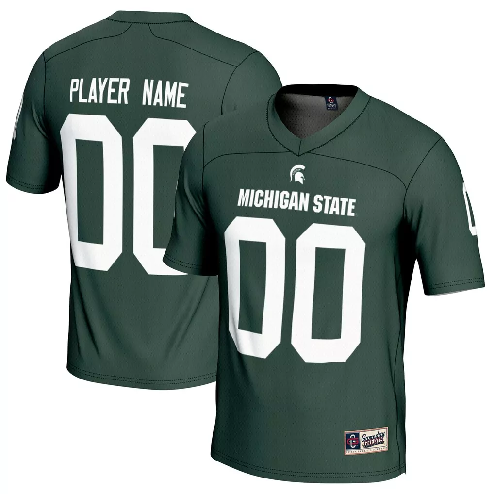 michigan state spartans gameday greats youth nil pick a player football jersey black