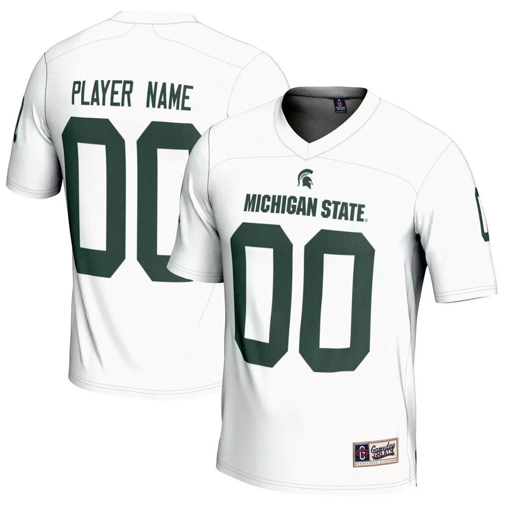 michigan state spartans gameday greats youth nil pick a player football jersey black