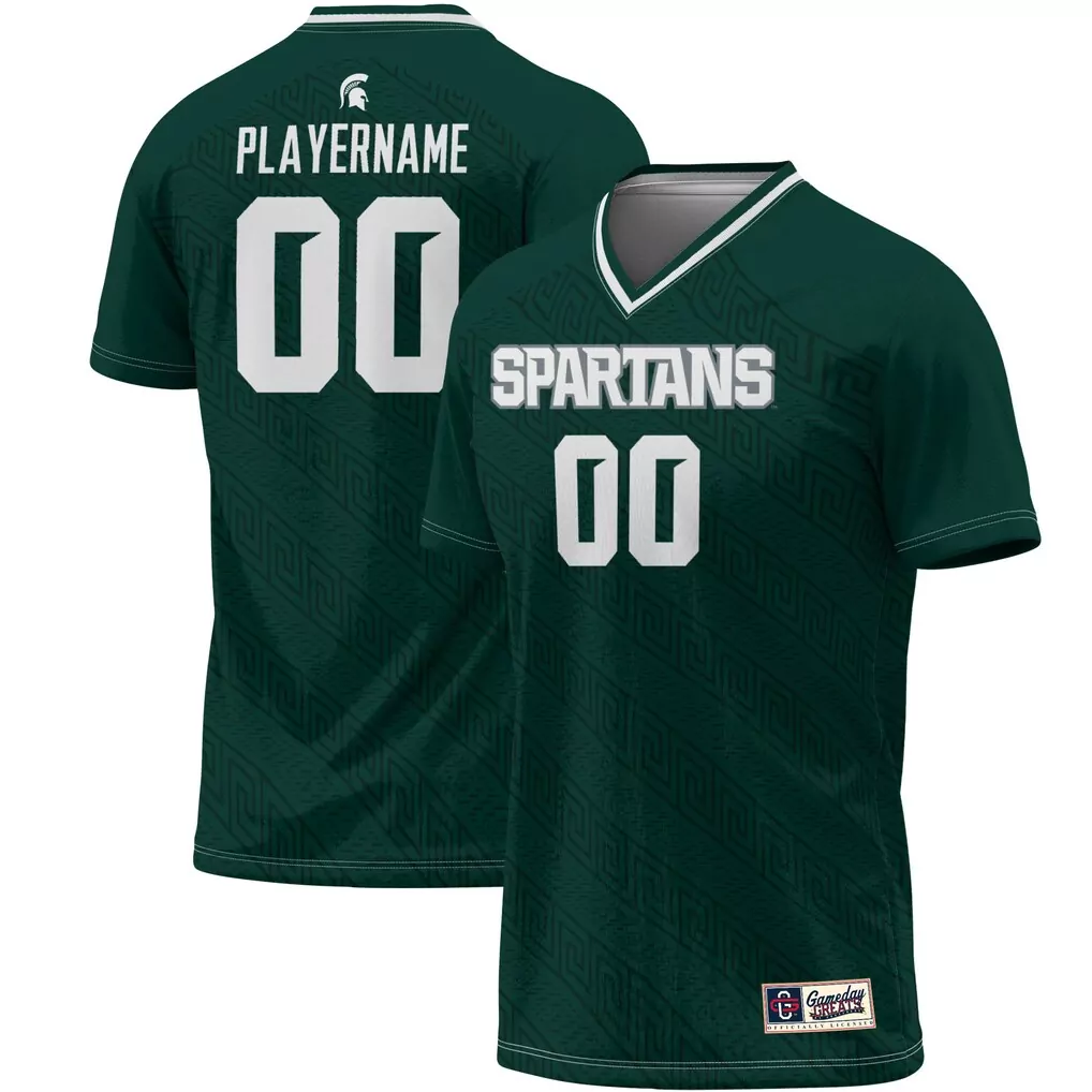michigan state spartans gameday greats youth nil pick a player lightweight men s basketball fashion jersey green