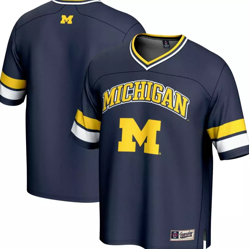 michigan wolverines gameday greats youth spirit football jersey navy