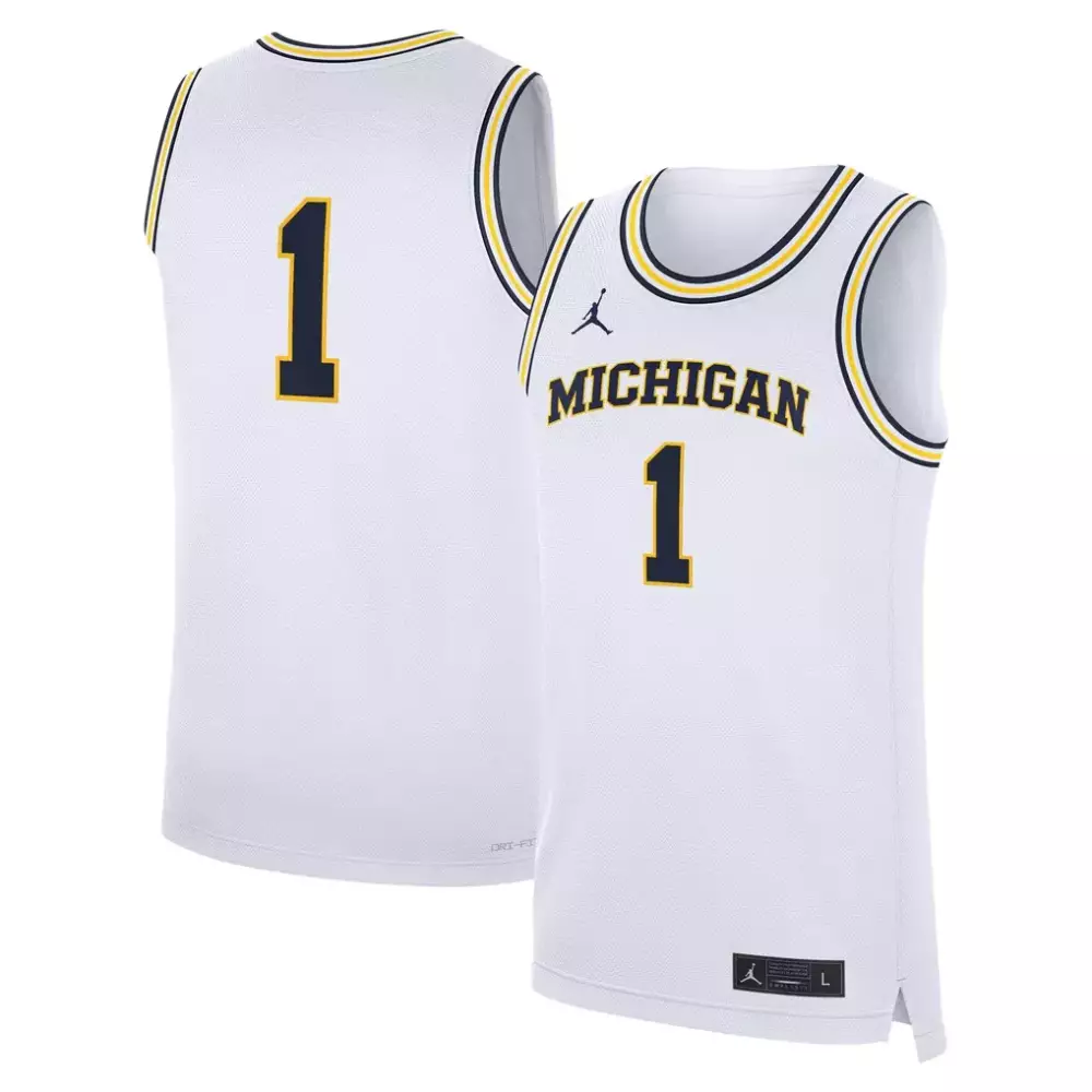 Michigan Wolverines Jordan All Stitched Vapor Jersey 2023 | Men's Yellow 00 | Limited Edition Fan Gear | For Men, Women & Youth