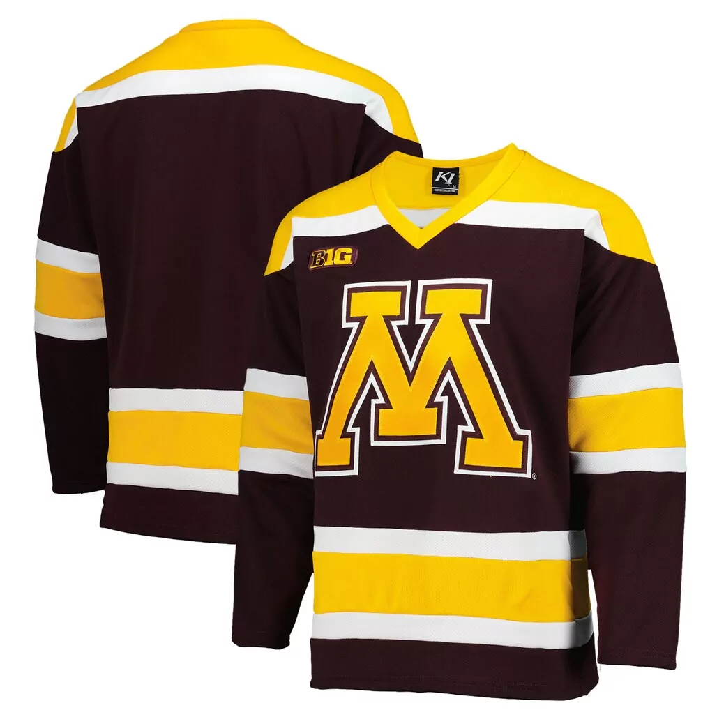 minnesota golden gophers nike custom football game jersey maroon