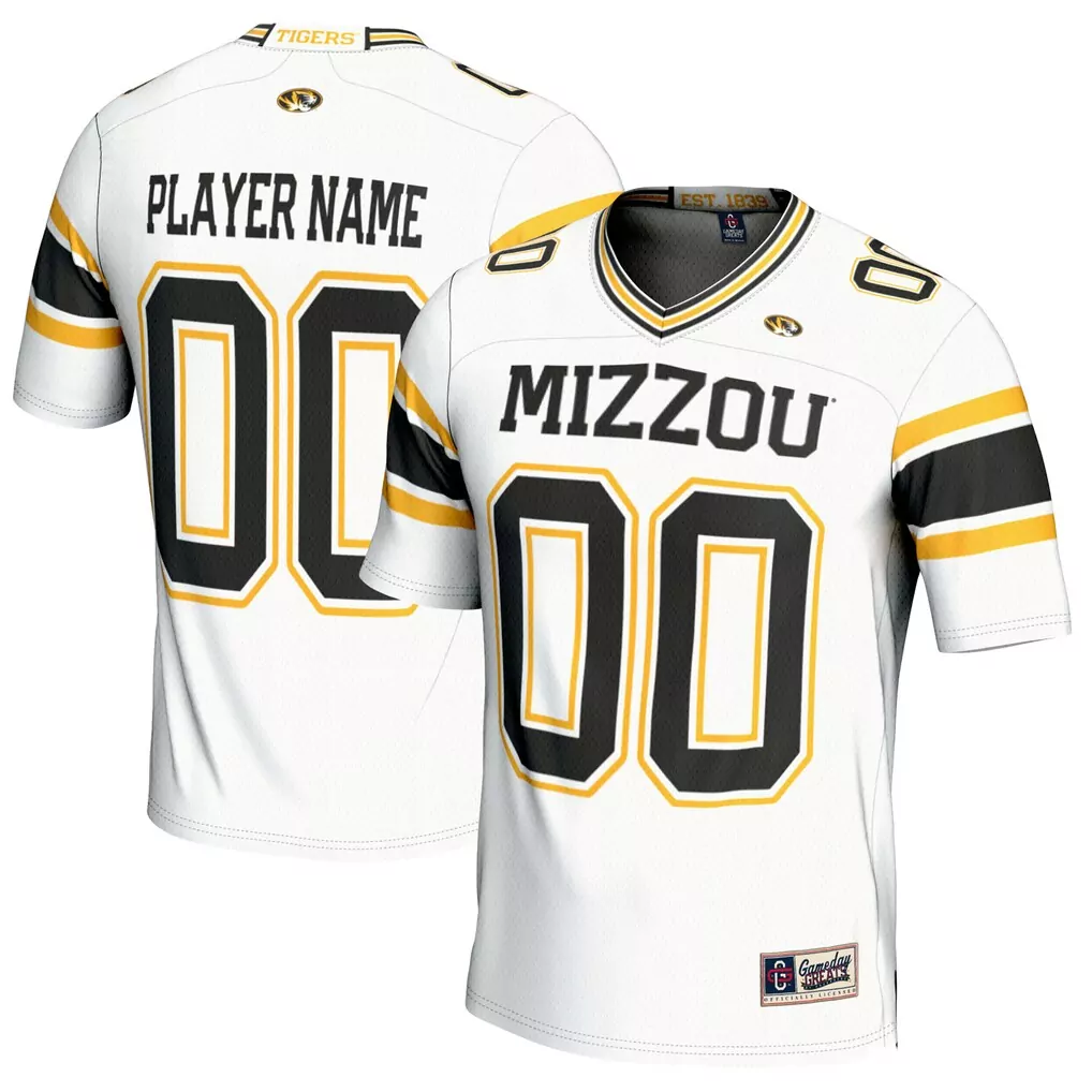 missouri tigers gameday greats youth nil pick a player collegiate women s soccer lightweight fashion jersey gold black