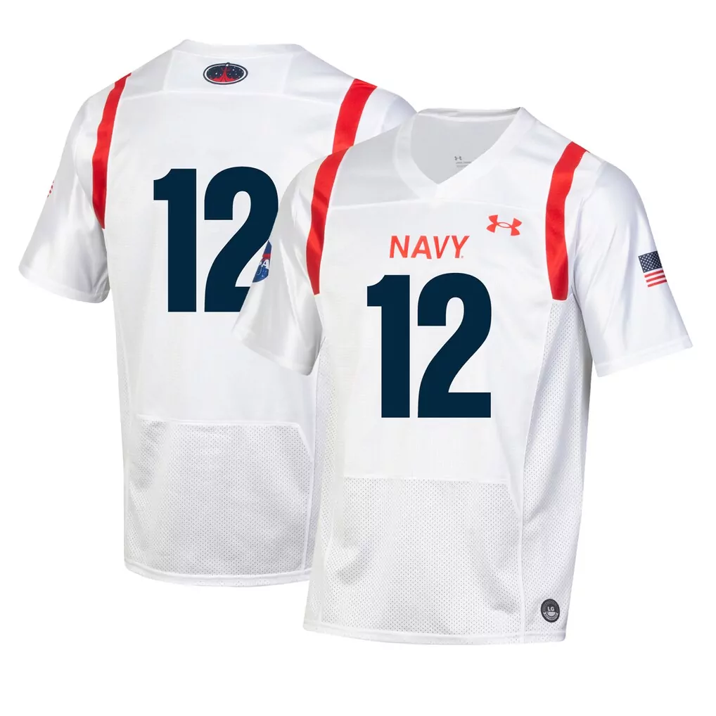 navy midshipmen under armour women s 2022 special games replica jersey white