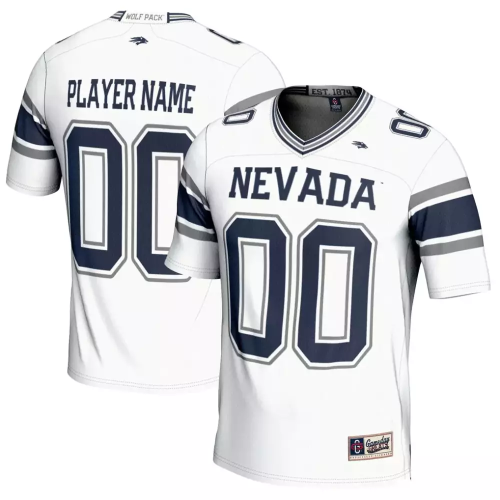 nevada wolf pack gameday greats nil pick a player football jersey navy