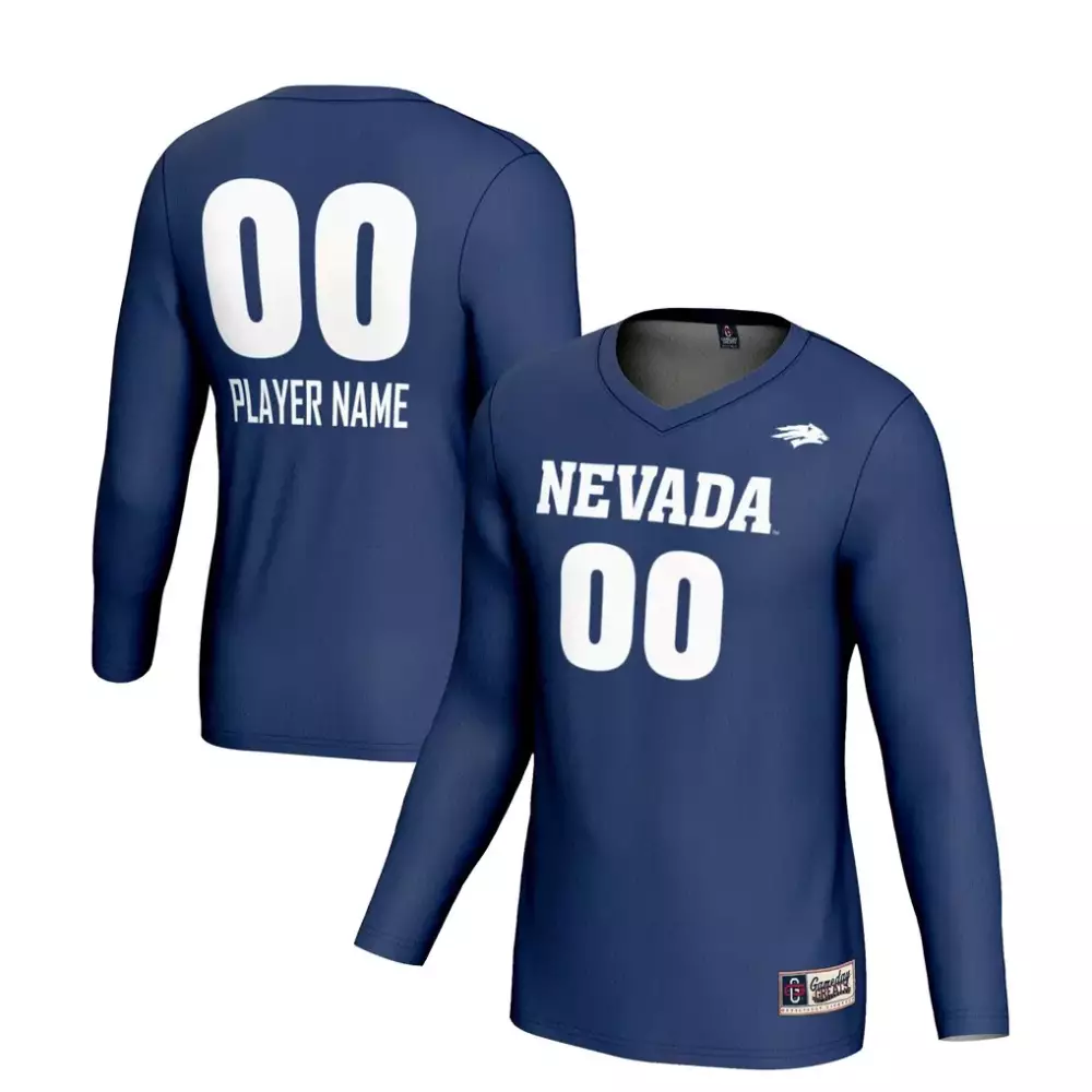 nevada wolf pack gameday greats unisex nil pick a player baseball lightweight jersey navy