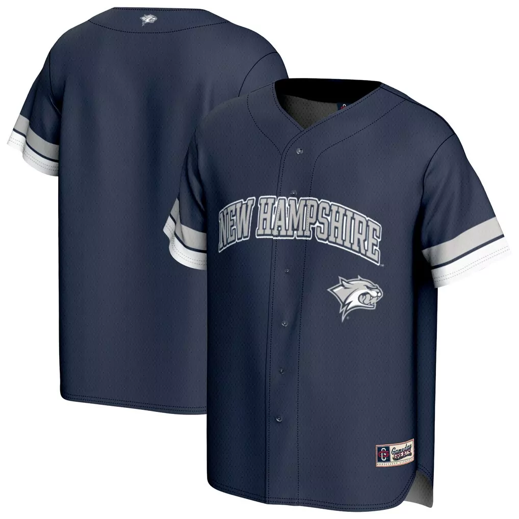new hampshire wildcats gameday greats youth basketball jersey navy