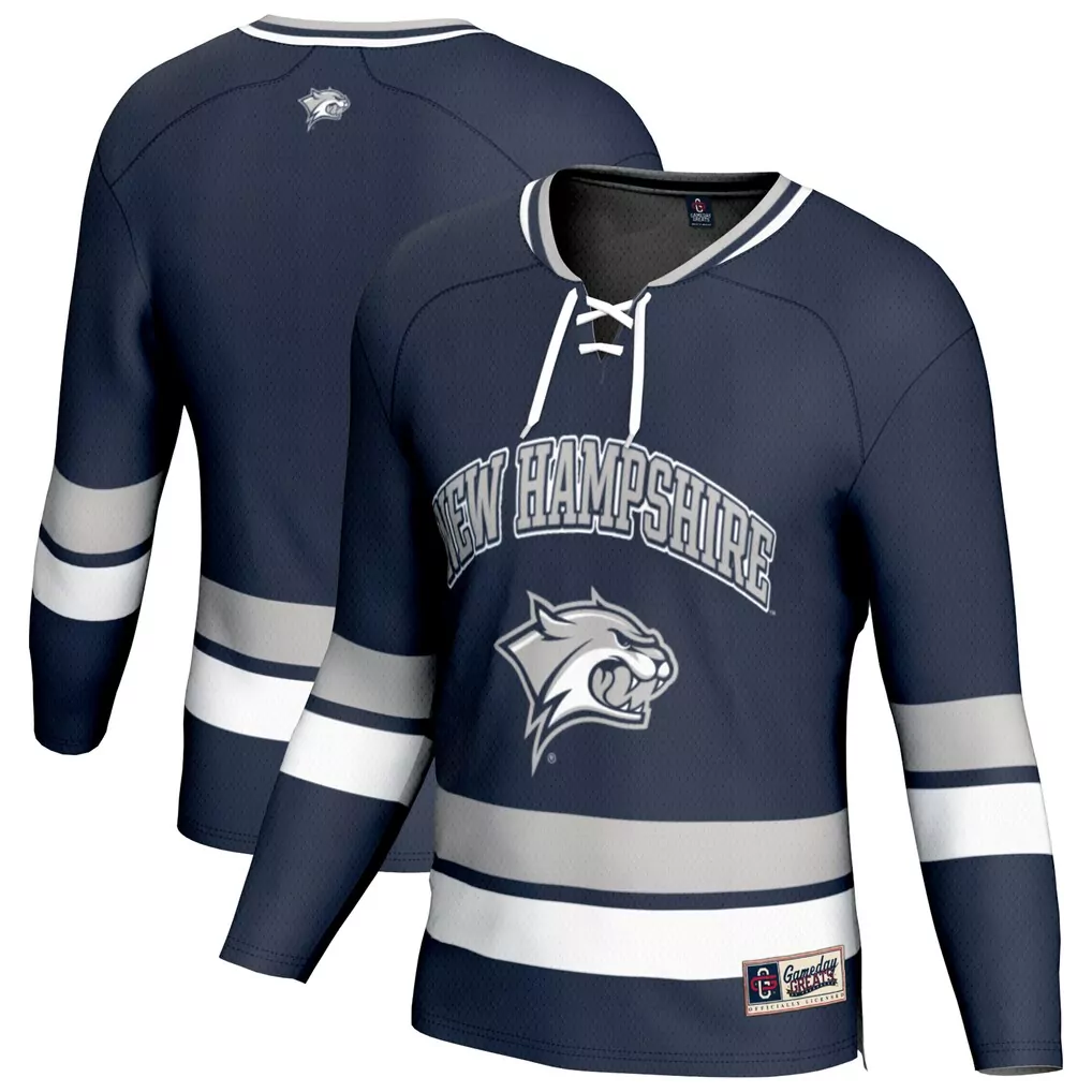 new hampshire wildcats gameday greats youth basketball jersey navy