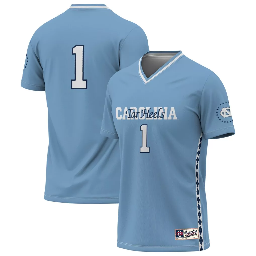 north carolina tar heels gameday greats youth 1 football jersey carolina blue