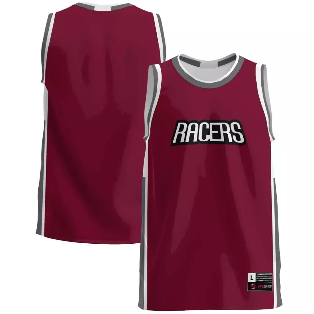 northwestern ohio racers gameday greats lightweight basketball jersey burgundy