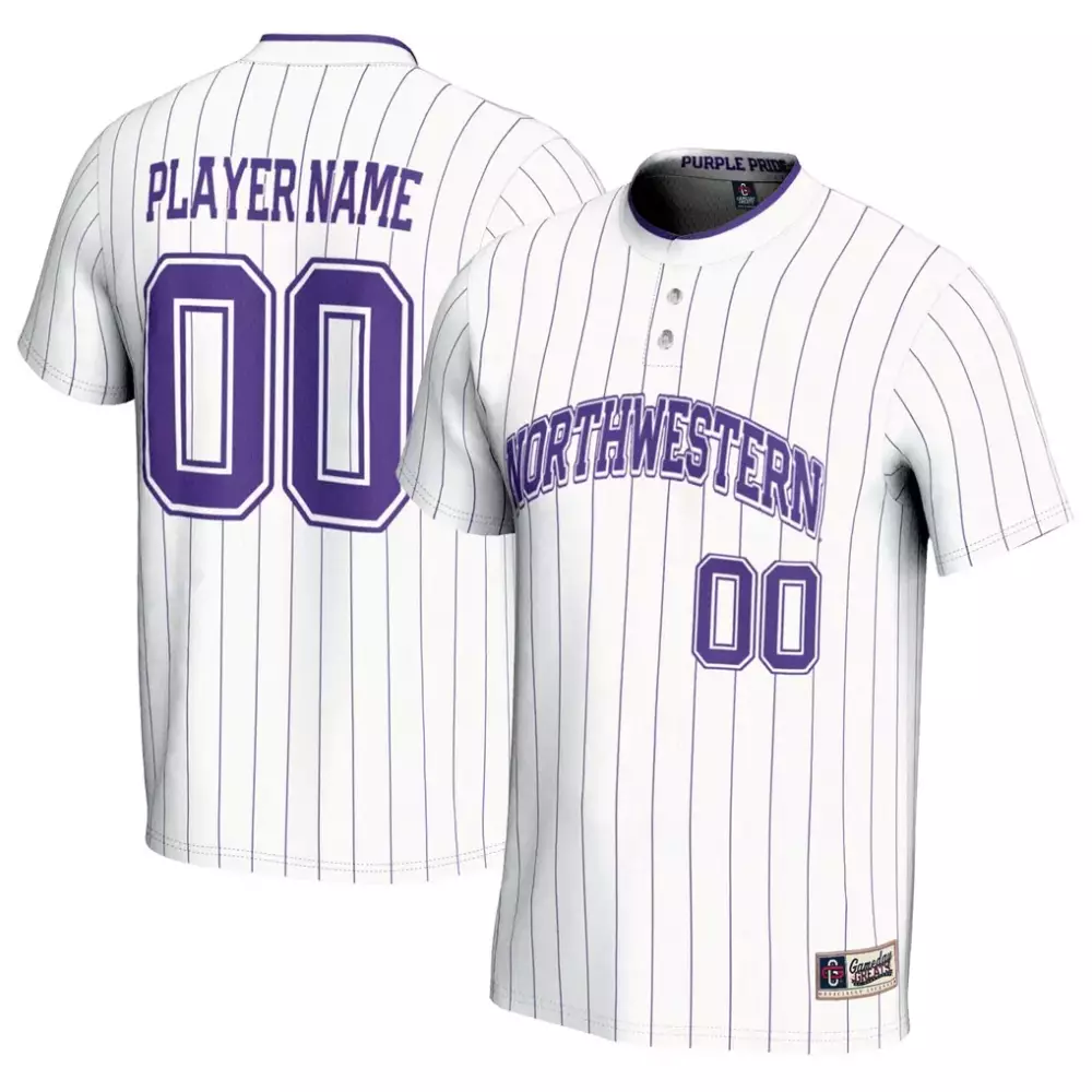 Northwestern Wildcats Unisex NIL Pick a Player Lightweight Softball Jersey | White Gameday Greats | Perfect Fan Gear for Men, Women & Youth
