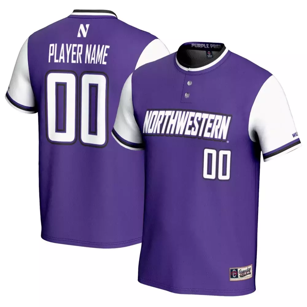 Northwestern Wildcats Youth NIL Lightweight Softball Jersey | Purple | Gameday Greats Fan Gear | For Men, Women & Youth