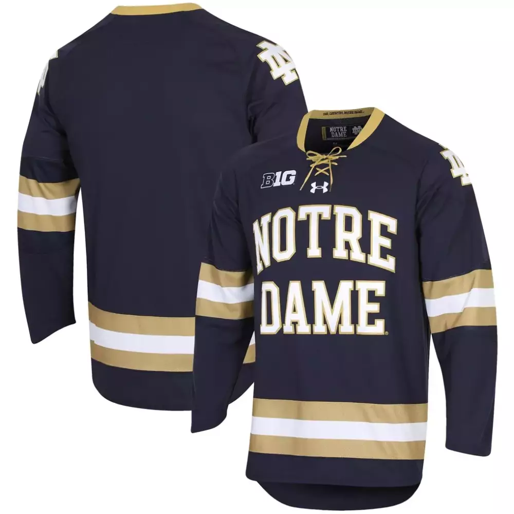 notre dame fighting irish under armour softball v neck jersey green